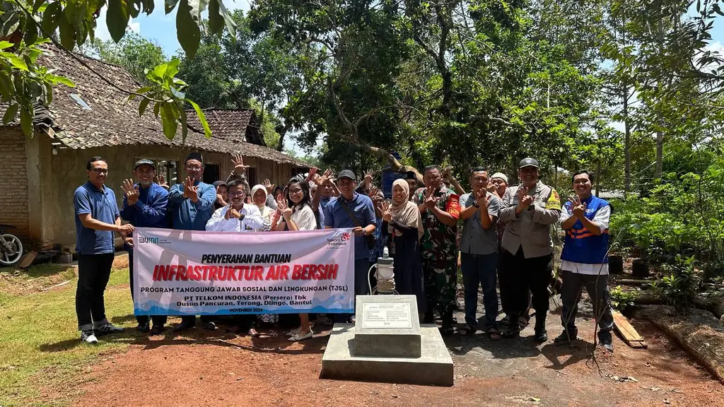 Telkom Bangun 51 Sarana Air Bersih